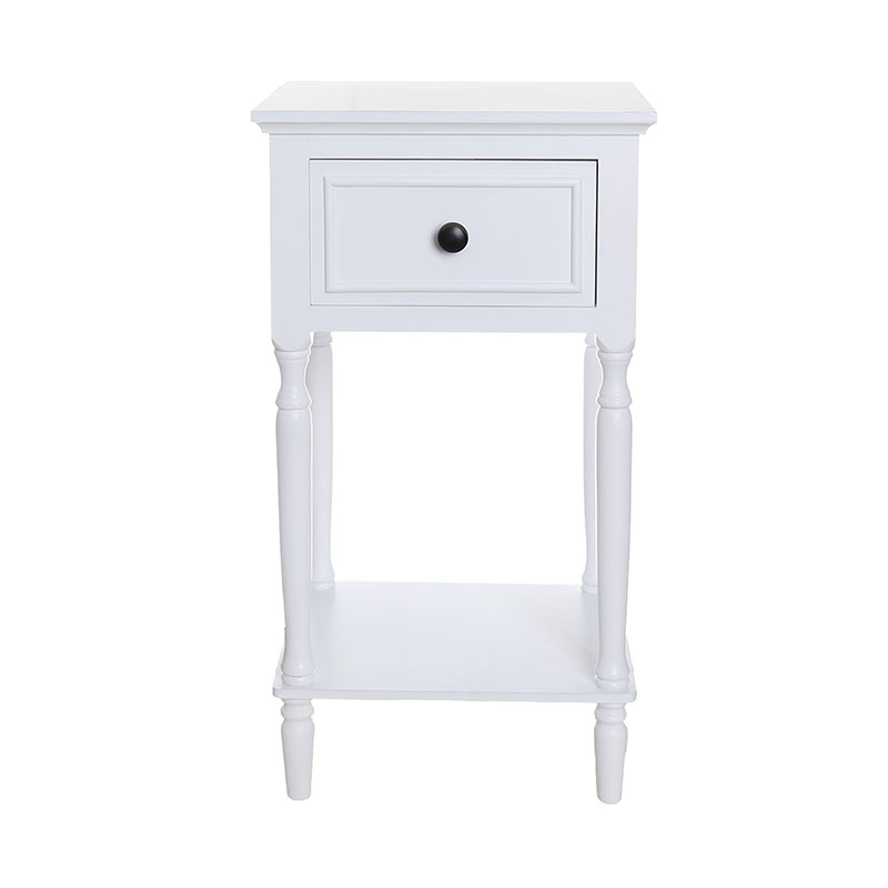 White vintage side table