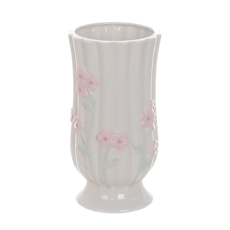 Vase with Embossed  Flower