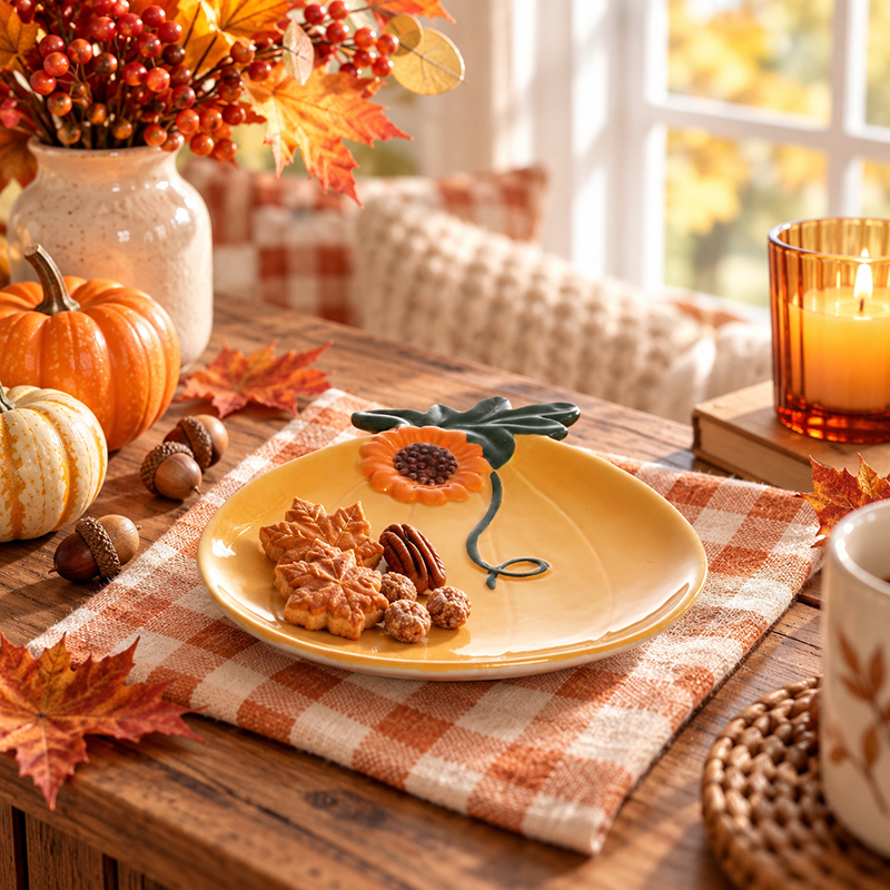 Harvest Festival Pumpkin Tray